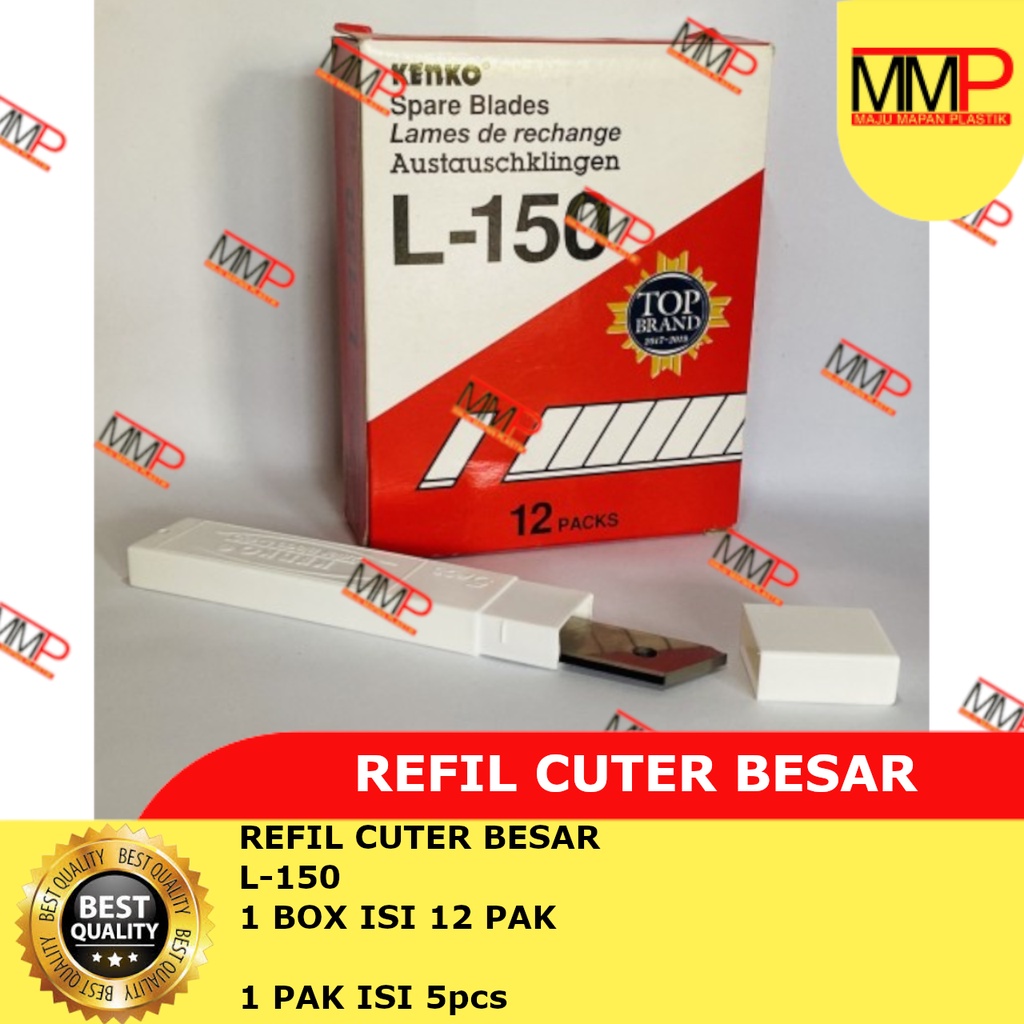

[5 PCS] Isi Cutter Besar / Cutter Blades / Refil Cuter Besar / Isi Ulang Silet Besar