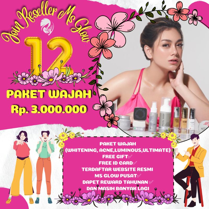 JOIN RESELLER RESMI MS GLOW / JOIN WITH WANITA SUKSES DI MS GLOW