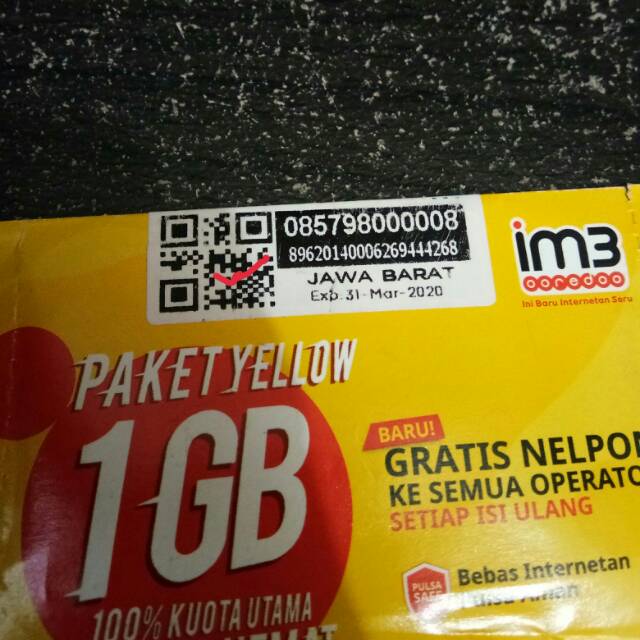 [ Bayar Di Tempat COD ] SERI PANCA 00000 Kartu Perdana Nomor Cantik Indosat 4G