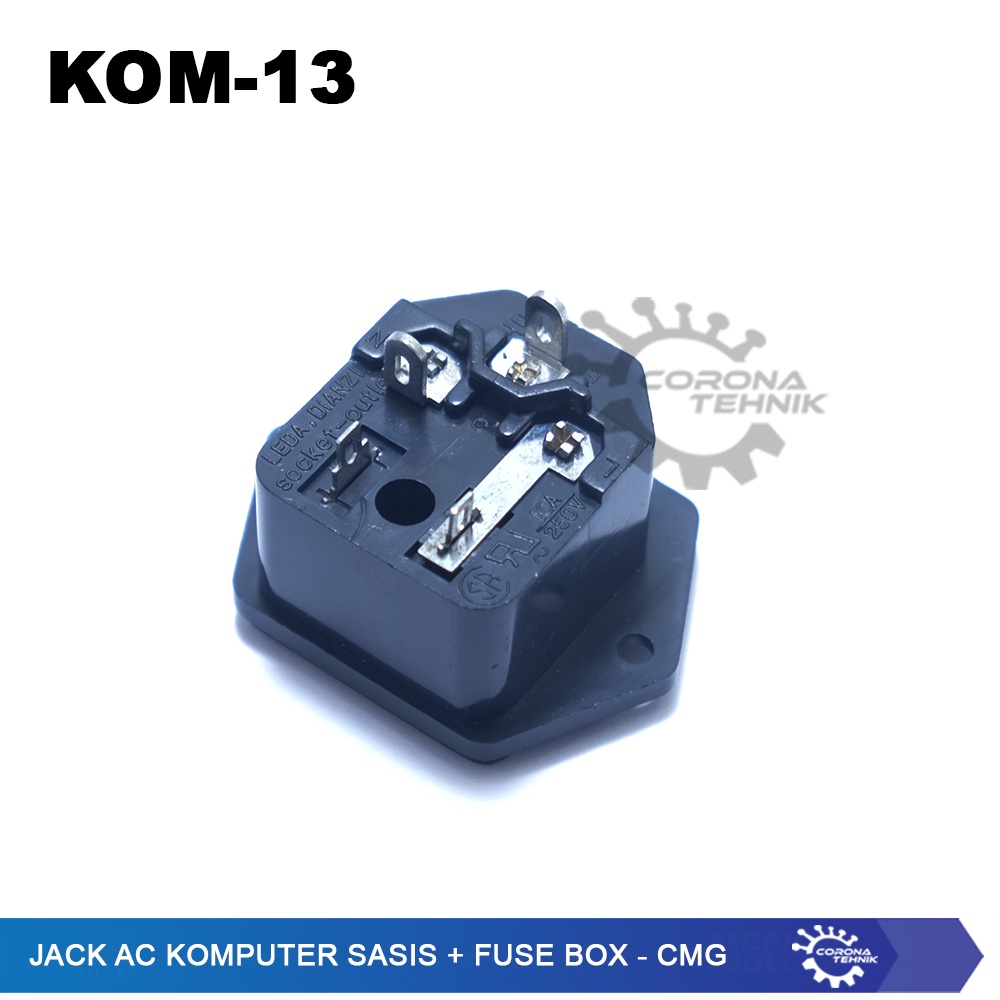 CMG - Jack AC Komputer Sasis + Fuse Box