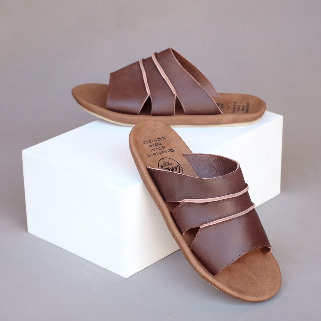 BURAY X SANDAL SLIDE INDIAN PRIA DEWASA CEVANY KULIT ASLI 100% ORIGINAL FORMAL CASUAL SANDAL SLOP KULIT PRIA KERJA KANTOR GURU PNS PESTA RESMI NYAMAN || SANDAL PRIA INDIAN BERKUALITAS MURAH 2022