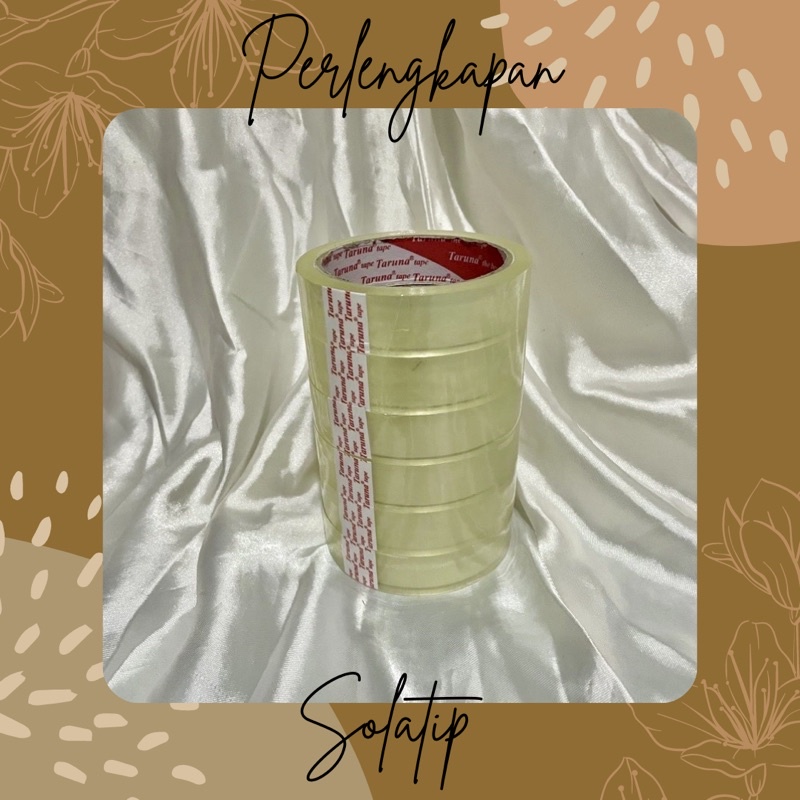 

[PERLENGKAPAN] Isolasi 1inch / 24mm (Lakban, Solatip)