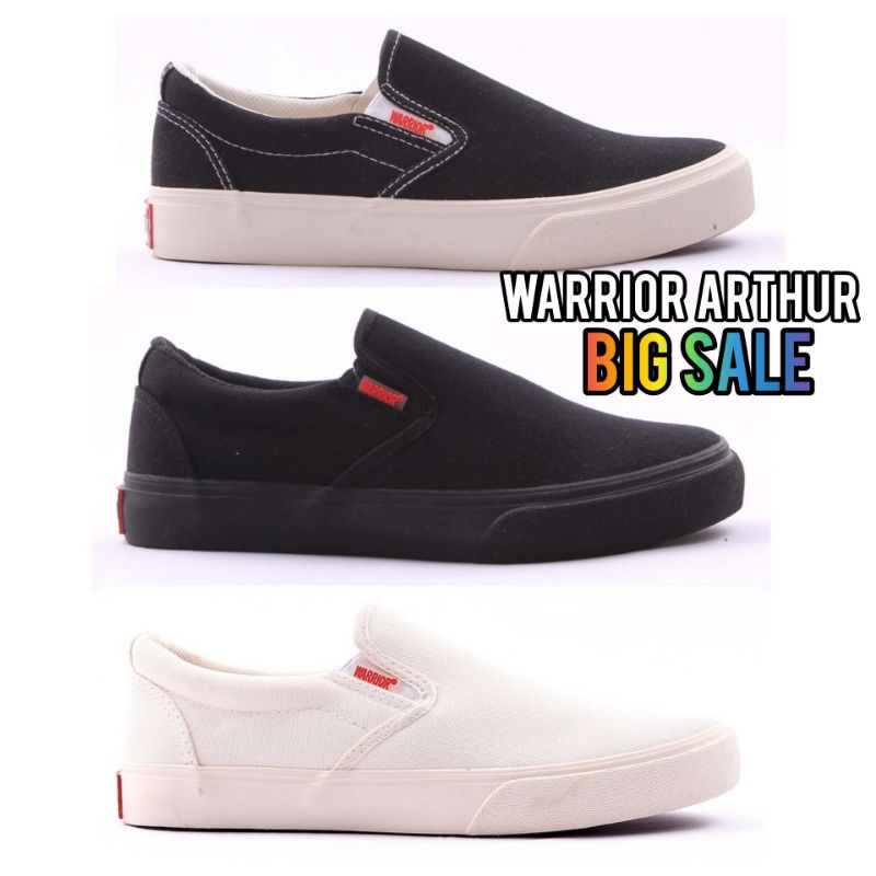 SEPATU WARRIOR ARTHUR SLIP ON ORIGINAL 100% / Warrior Shoes