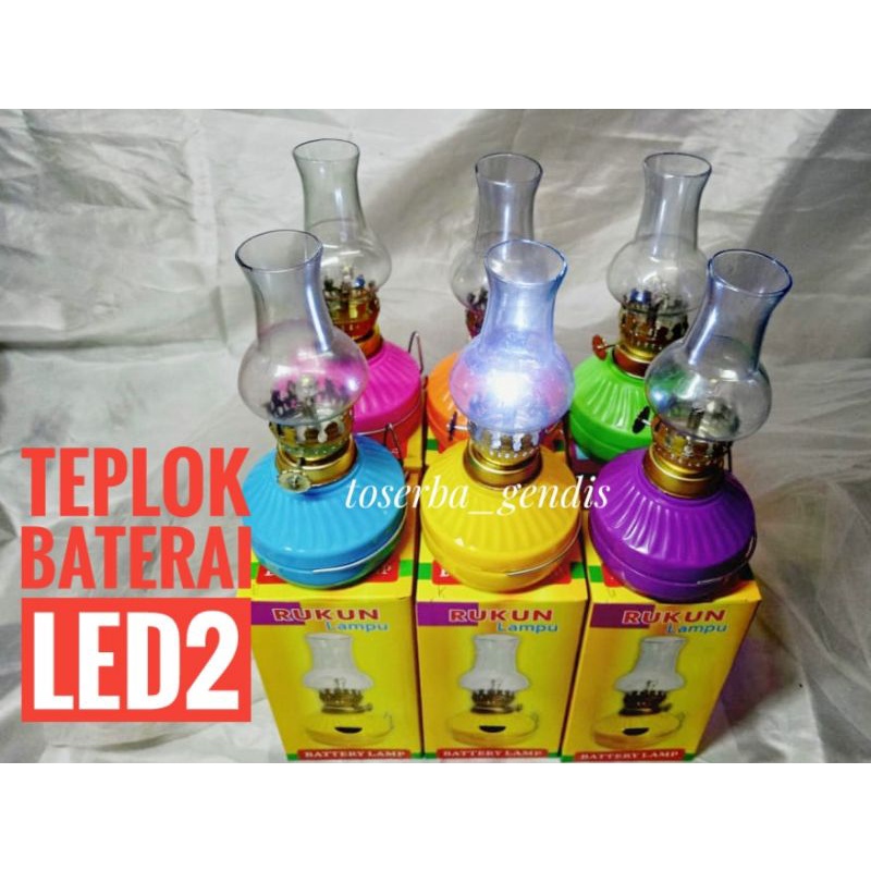 Jual Led Lampu Teplok Baterai Modern Shopee Indonesia