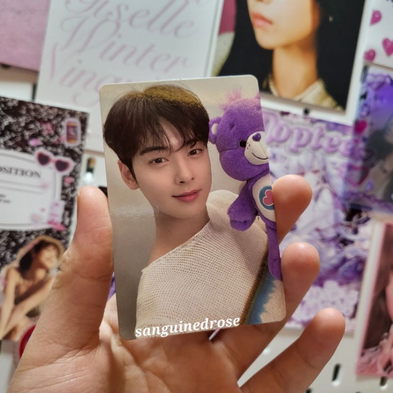 Astro Cha Eunwoo all yours me ver carebear photocard pc