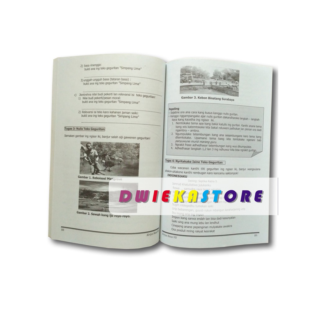 Buku Bahasa Jawa Kirtya Kritya Basa Kelas 7 Kurikulum 2013 Edisi Revisi 2018 Shopee Indonesia