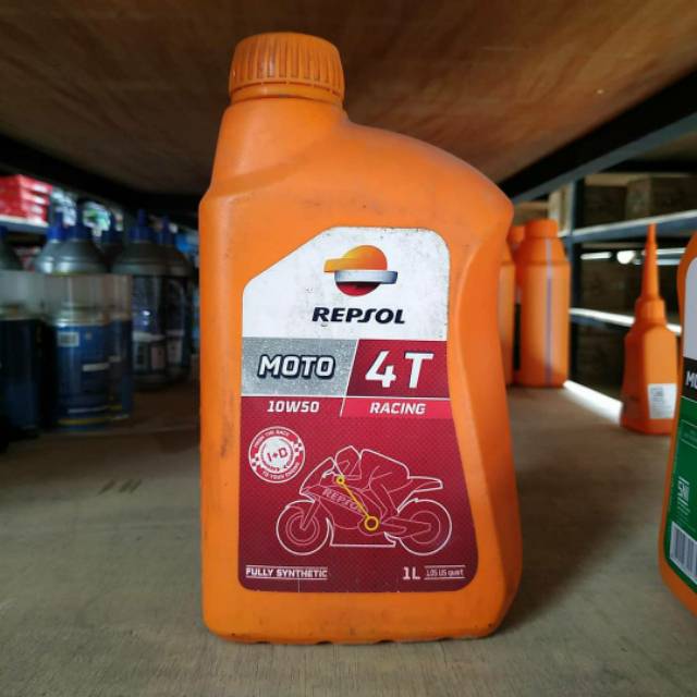 Oli Repsol Moto Racing 4T 10W50 1 Ltr API SN