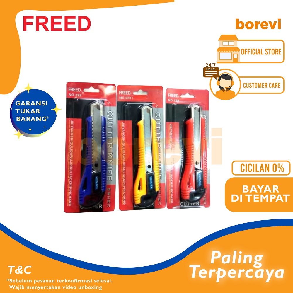 

PISAU CUTTER BESAR FREED NO 228