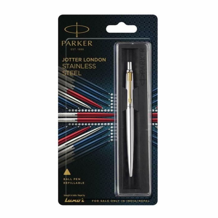

Pulpen - Original Parker Jotter Stainless Steel Gt Bolpen Pulpen