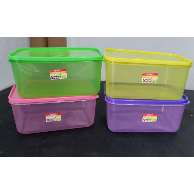 toples/food box/tempat penyimpanan makanan/tempat donat 1800ml warna warni