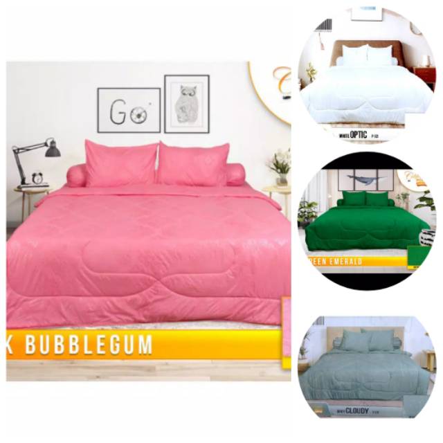 Terlaris - Sprei California Polos Embos Single 120x200 Tinggi 20 cm No 3 - Spray Motif Terbaru Hitam