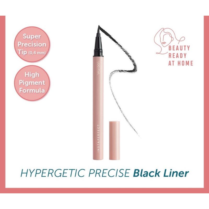 Wardah Instaperfect Hypergetic Precise BLACK LINER 1g - Eyeliner Spidol