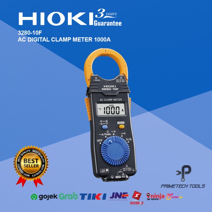 {kinanstore} HIOKI 3280-10F DIGITAL CLAMP METER - TANG AMPER DIGITAL 1000 A JAPAN Murah