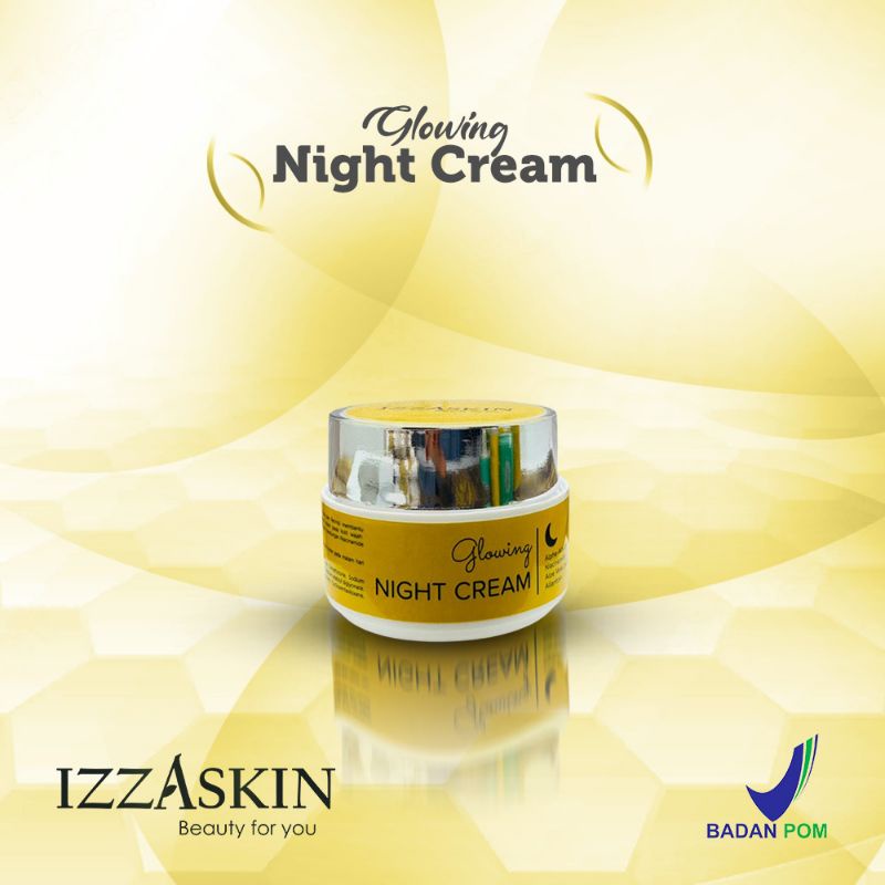 NIGHT CREAM GLOWING//IZZASKIN