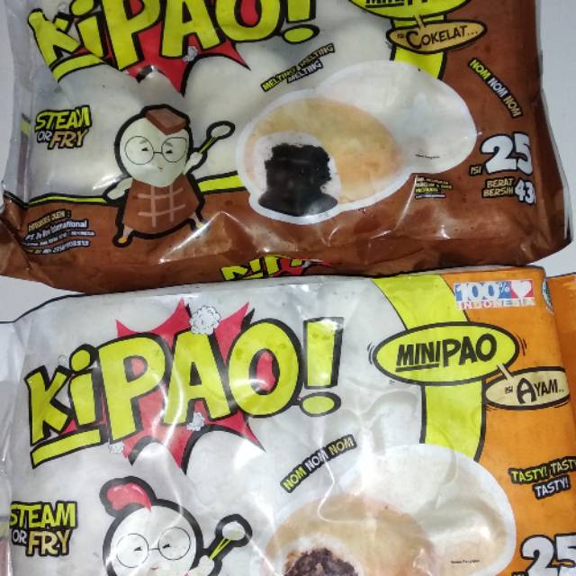 

Kipao bakpao ayam dan coklat