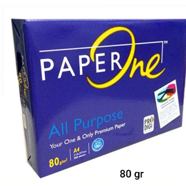 

Kertas HVS A4 80 gr Paper One
