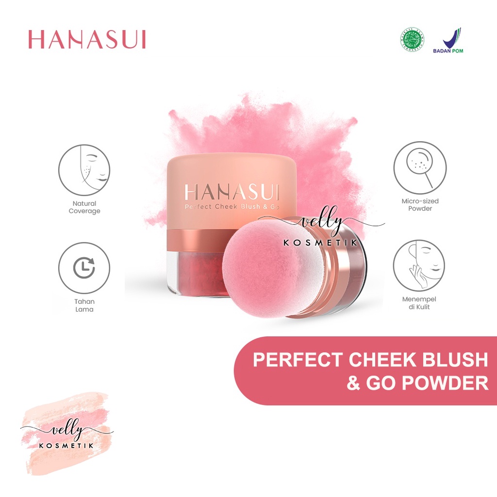 Hanasui Perfect Cheek Blush &amp; Go Powder