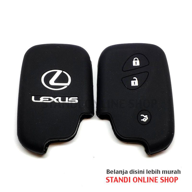 Kondom Kunci Silikon Remot Sarung Remote Smartkey Toyota Lexus 3Tombol