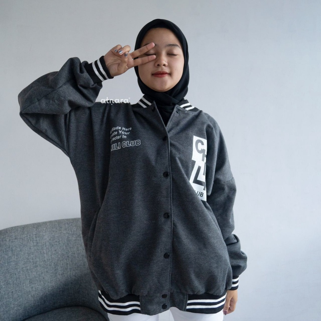 Nara Grosir - CH Varsity Jaket l Varsity Jaket Unisex