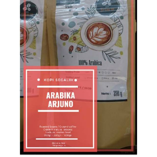 

Kopi Segalih Arabika Arjuno Organik Bubuk 500g