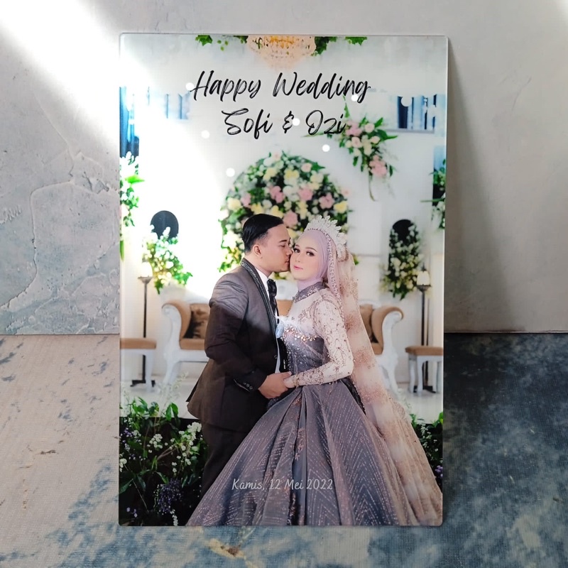 Custom Acrylic Photo Cetak Foto atau Design Acrylic