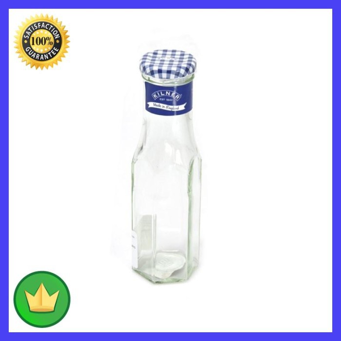 [BISA COD] 250 Ml Hexagonal Twist Top Botol Kaca DISKON