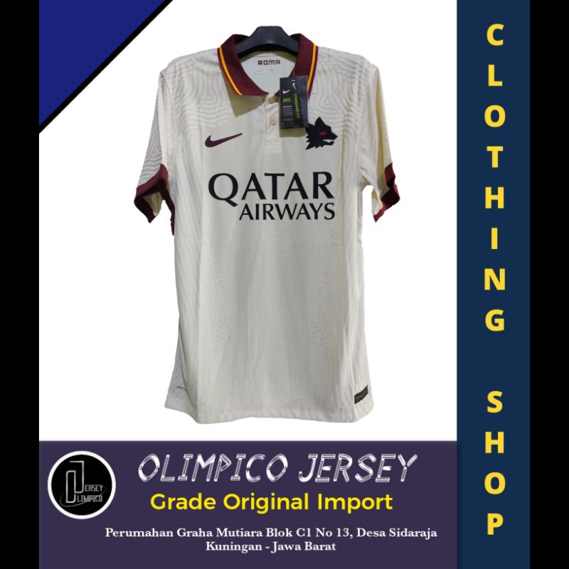 Jersey AS Roma Away 20/21 Player Issue Version