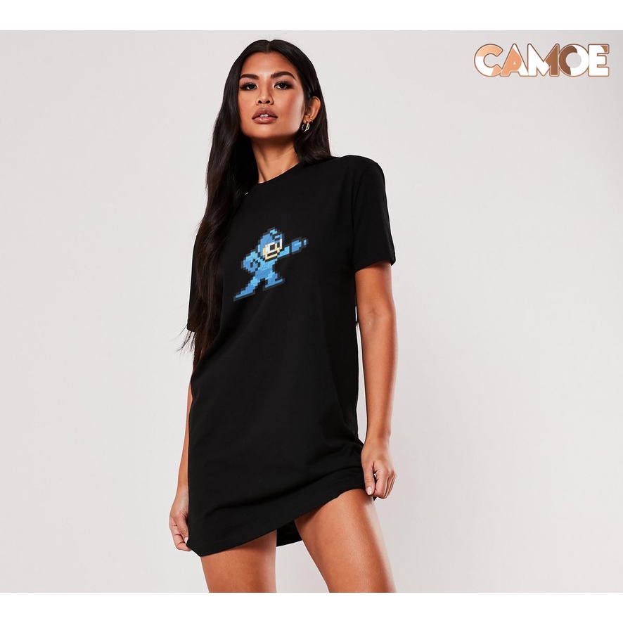 Tshirt dress Kaos Mega Man Megaman Pixel