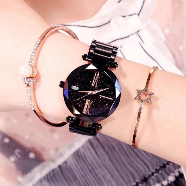 Jam Tangan Wanita Kekinian Fashion Analog Defollie Rantai Rose