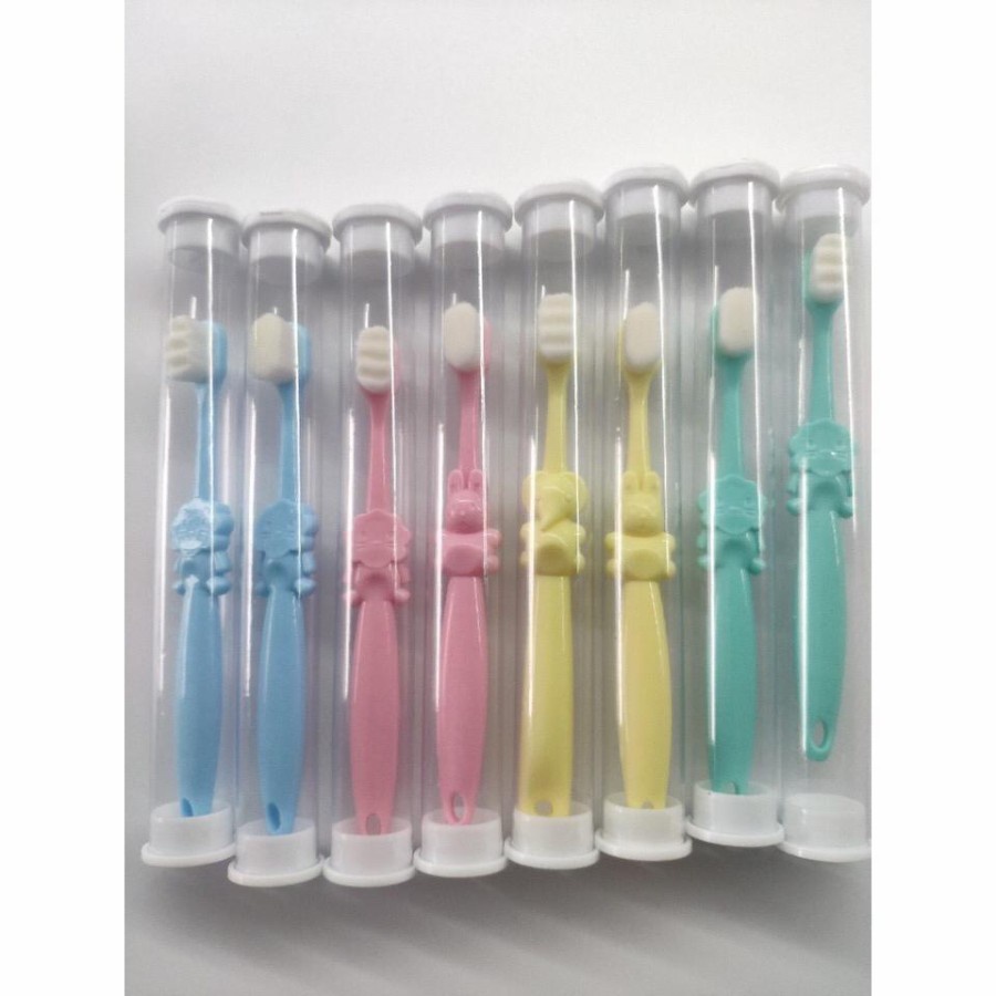 Sikat Gigi Bayi Anak / Cotton Tooth Brush / Kids Baby Nano ToothBrush / Sikat Gigi Anak Lembut Bulu Halus 10.000 bulu Halus / Sikat Gusi Bayi