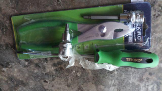 Tang Bongkar Pasang 6 ~ 8 Inch / Slip Joint Pliers Tekiro ( Jepit / Bengkok / Patah )