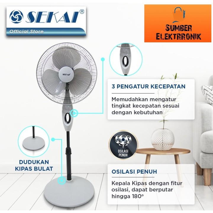 Sekai Kipas Angin Tumpu SFN 1618