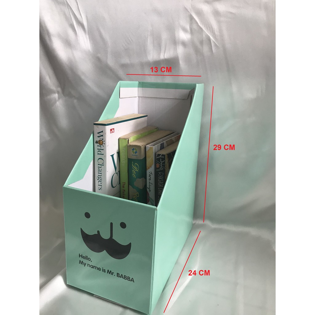 Multibox Kotak Organizer Buku Majalah Index Box File Kartun Shopee Indonesia