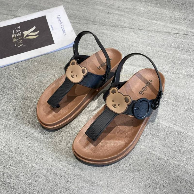 Ready Sandal Tawana Jepit Boneka Bear Strap Sendal Jelly Wanita Murah Empuk Slipper Import