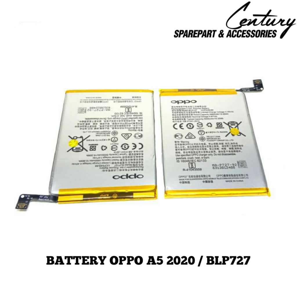 

BATTERY OPPO A5 2020 / BLP 727 ORI