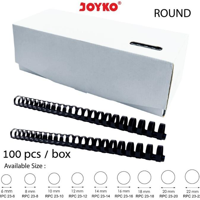 

Office & Stationery | Document Organizer | Joyko Ring Plastic Comb Rpc-23-6 Sampai 22 (Folio) - ( 1 Box ) | Best Seller