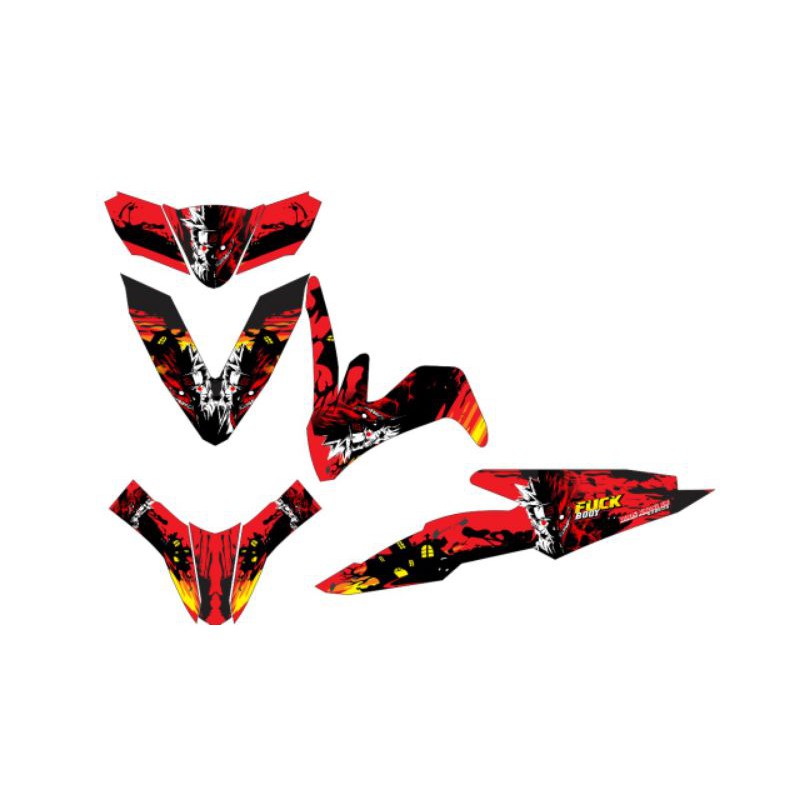 dekal Stiker fullbody beat esp naruto anime