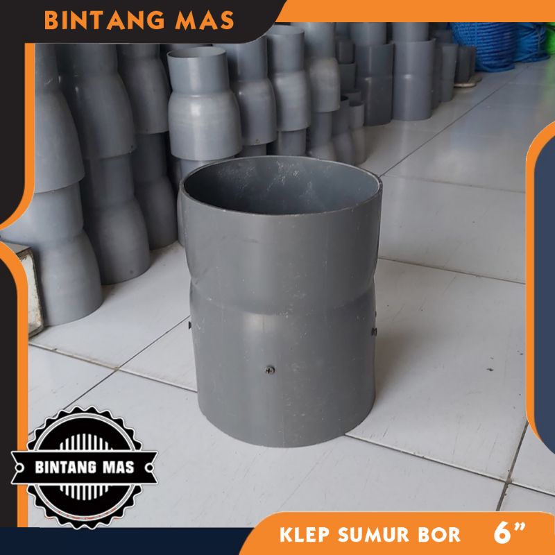 Check Valve / Tosen Klep 6 inch / 6 dim, Kelep Pvc untuk Pompa Air, Kelep Sumur Bor, Tipe D