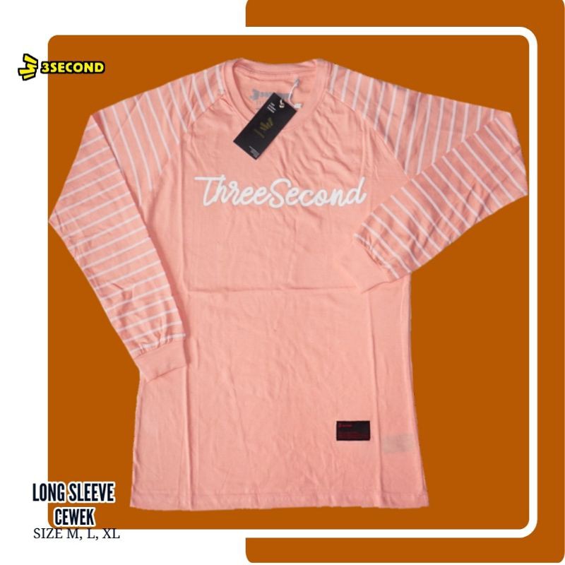 KAOS 3SECOND RAGLAN WANITA KAOS