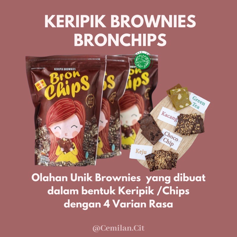 

BRONCHIPS KERIPIK BROWNIES