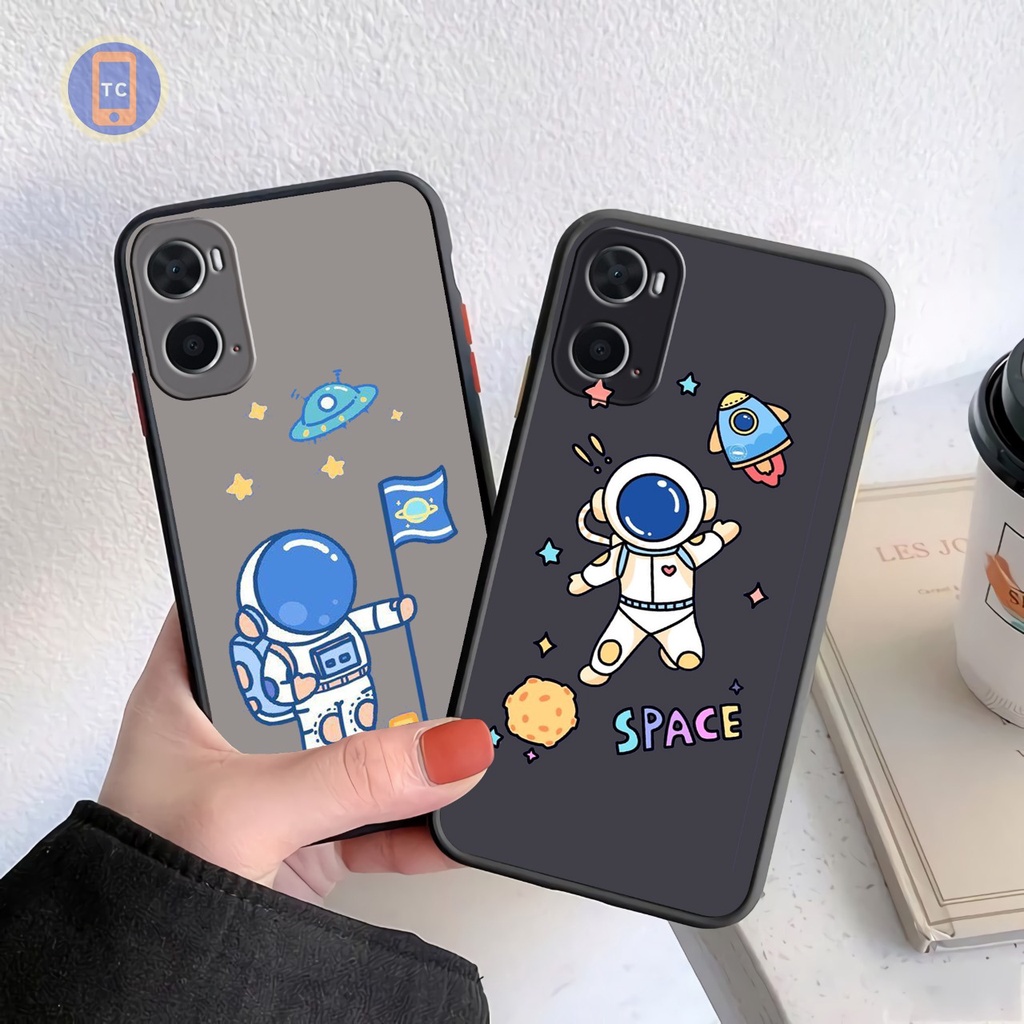 Topcase -  Case Astronot Oppo A96 4G OPPO A95 4G / RENO 6 4G / A1K / A12 / A15 / A15S / A16 / A31 20