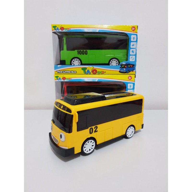 Mainan Mobil Bus Tayo Light & Sound Mobil Bis Baterai Edukasi Anak