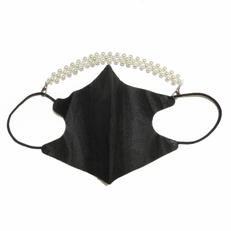 Konektor Masker Hijab Mask Connector Strap Extender Sierra Pearl Korean Mutiara Anyam Korea