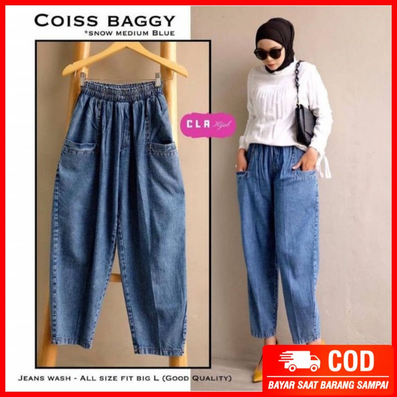 coiss baggy jeans fit to XL