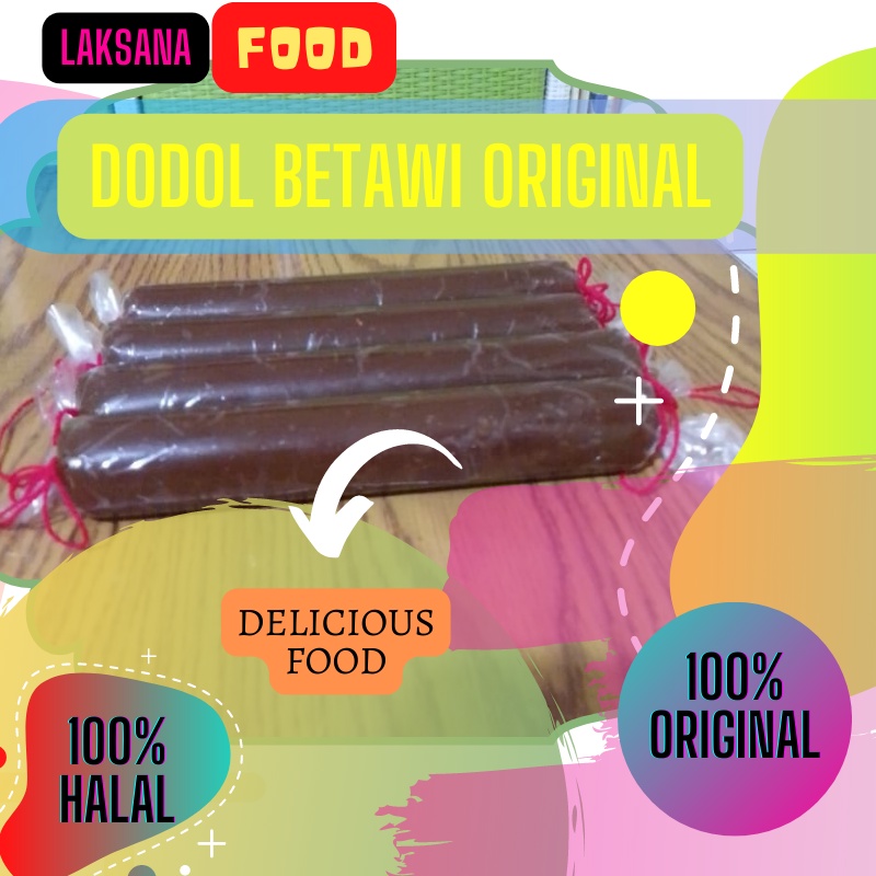 

Makanan Tradisional & Kue Lebaran Dodol Rasa Original @250gr 1Pcs