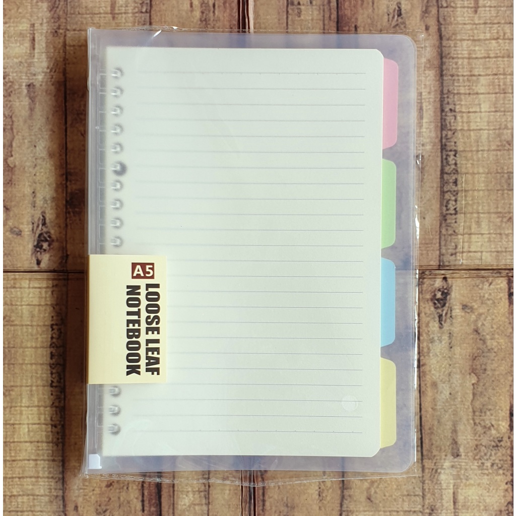 Binder Transparan Slim Smart Ring File Binder A5