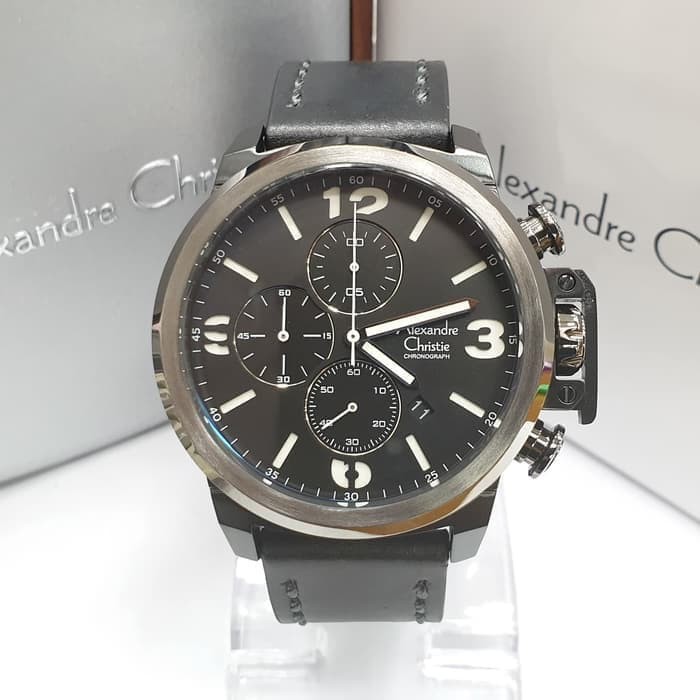 JAM TANGAN PRIA ALEXANDRE CHRISTIE AC 6280 LEATHER ORIGINAL GARANSI RESMI 1 TAHUN