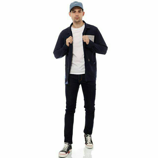 JAVAJONES Worker Jaket Smith Navy | Outer Pria Wanita