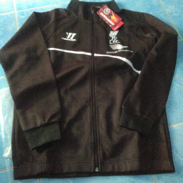 Jaket Grade Original Liverpool Training Hitam Garuda Indonesia Murah