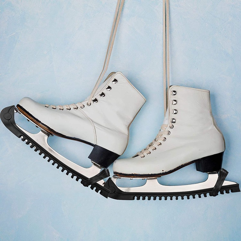 Ice Skate Blade Protectors,Universal Ice Skate Blade Cover Hockey Skate Guards with Adjustable Buckle for Skating